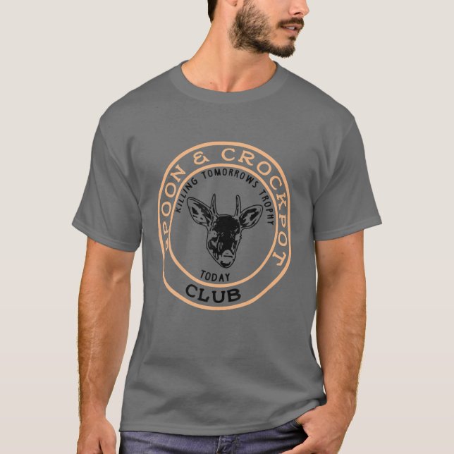 Spoon und Crock Pot töten die Trophäe von morgen T-Shirt (Vorderseite)