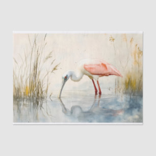 Spoonbill 6 Dekoupage Seidenpapier