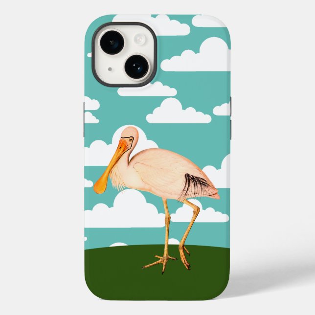 Spoonbill, Roseate Case-Mate iPhone 14 Hülle (Rückseite)