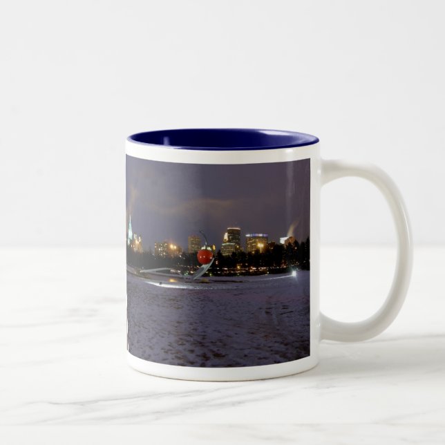 Spoonbridge und Kirsche Zweifarbige Tasse (Rechts)