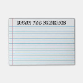 Spoonie - Brain Fog Post-It Notes-Maladie Chroniqu