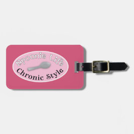 Spoonie-Stil - Rosa Gepäckanhänger