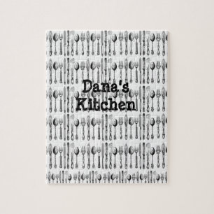 Spoons Utensils Jigsaw Puzzle Daisy