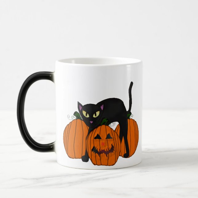 Spoooky Kitty-Tasse Verwandlungstasse (Links)