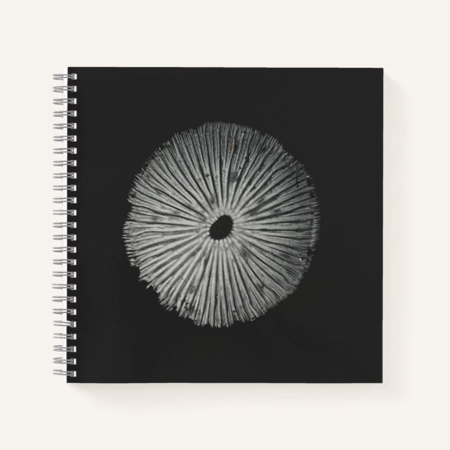 Spore Print Note Card Notizbuch (Vorderseite)