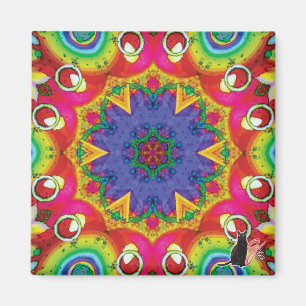 Sporen Kaleidoskop Magnet