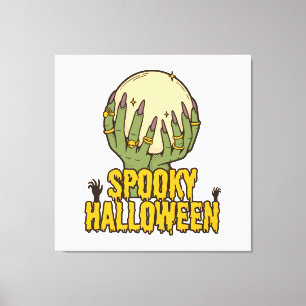 Sporenhalloween Leinwanddruck