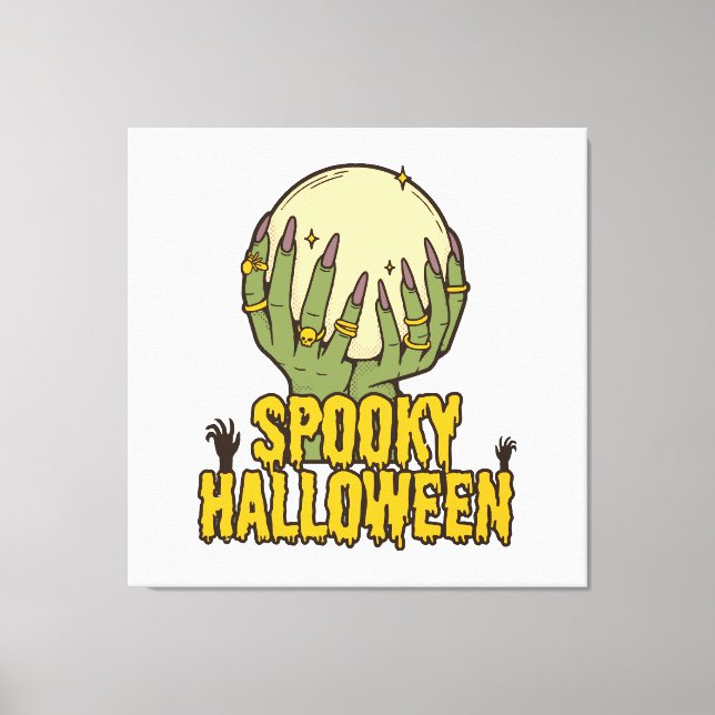 Sporenhalloween Leinwanddruck (Vorderseite)