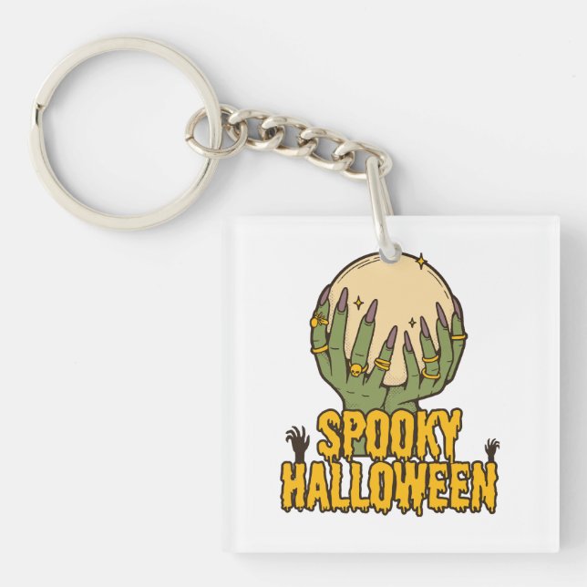 Sporenhalloween Schlüsselanhänger (Vorderseite)