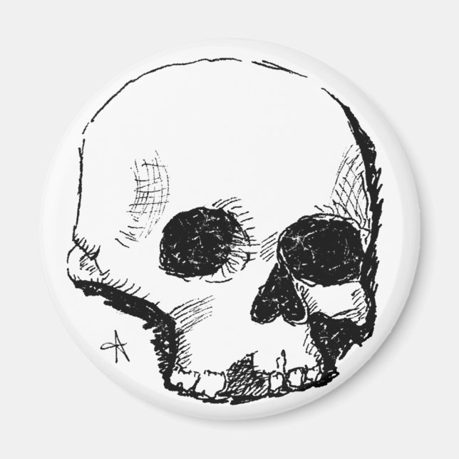 Sporenschädel Magnet (Vorne)