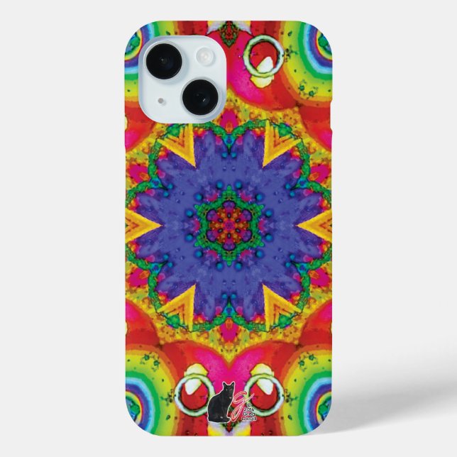 Spores Kaleidoscope Case-Mate iPhone Hülle (Rückseite)