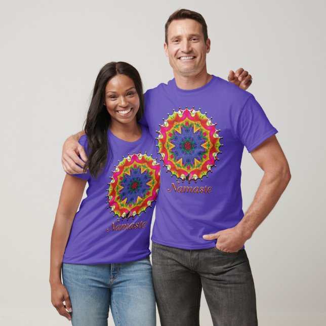 Spores Namaste Kaleidoskop T - Shirt (Unisex)