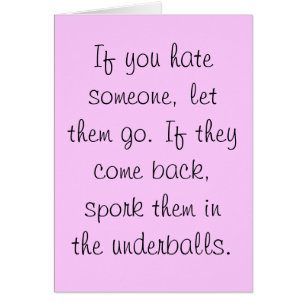 Spork ils dans la carte d'underballs