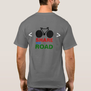 Sport-Aktivismus Respekt für Radfahrer T-Shirt