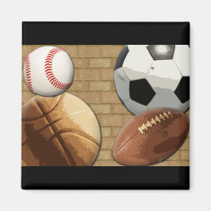 Sport Al-Stern, Basketball/Fußball/Fußball Magnet