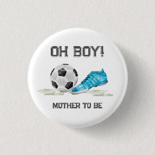 Sport All Star Fußball Schwangere Damen Dusche  Button