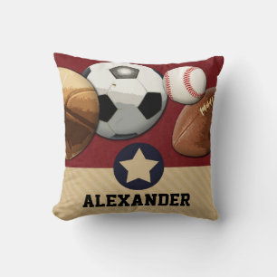 Sport All-Star-Individuelle Name-Kissen Kissen