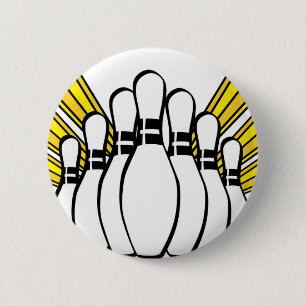 Sport-Ball-Bowlings-Trainer-Team-Spiel-Streik Button
