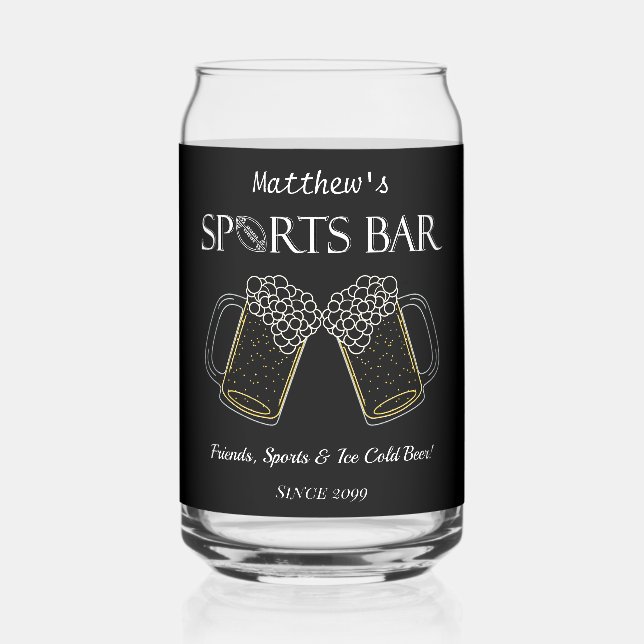 Sport Bar Trinkbehälter kann Bier Trinkbehälter Dosenglas (Vorderseite)