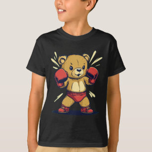 Sport Bärenoutfit für und Boxhandschuhe Liebhaber T-Shirt