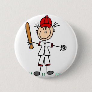 Sport Baseball Knopf Button