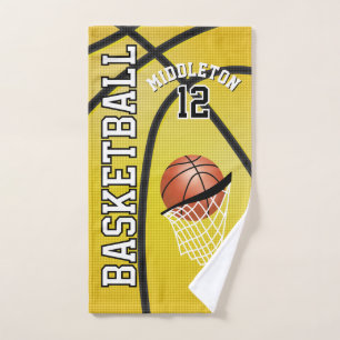 Sport 🏀 basket-ball sur Arrière - plan jaune