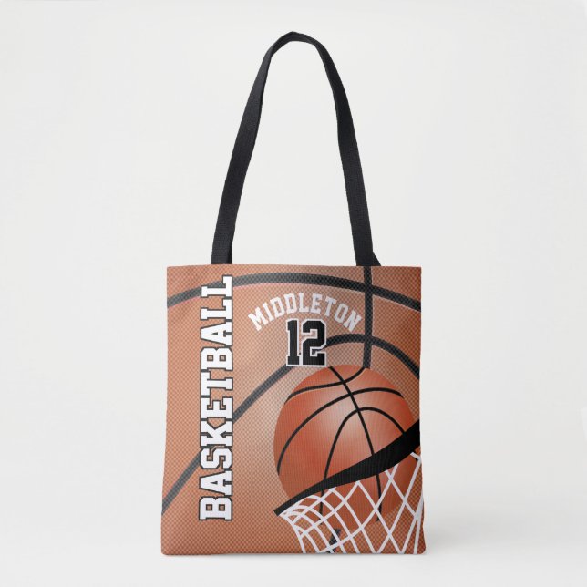 Sport Basketball | DIY Text Tasche (Vorderseite)