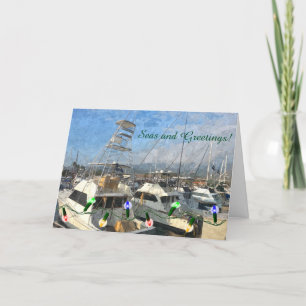 Sport Bateaux de pêche Carte de vacances