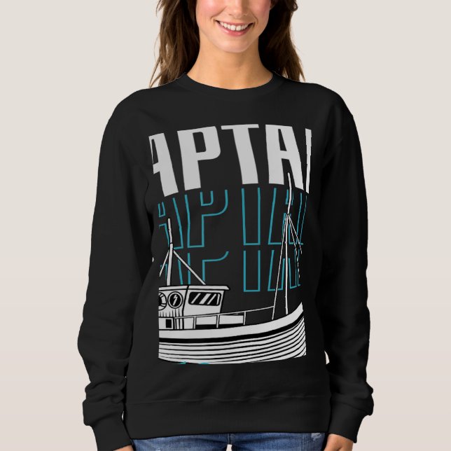 Sport Boat Racing Boat Owner Captain Motor Boat 2 Sweatshirt (Vorderseite)