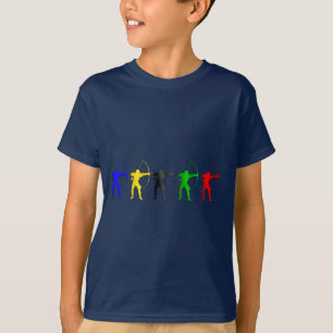 Sport Bogenschießen-Sommer-Spiel-Bogenschützen U T-Shirt