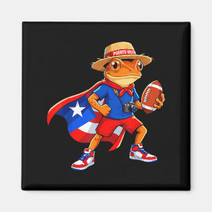 Sport Coqui-Frosch Puerto Rico-Flagge rican Fußbal Magnet