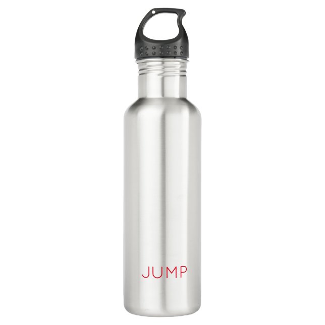 Sport Custom JUMP Red Team Spirit Edelstahlflasche (Vorderseite)