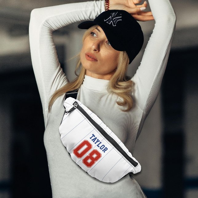 Sport de baseball Softball Pinstripe (Baseball Softball Sport Pinstripe Fanny Pack)