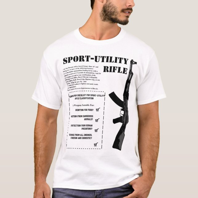 Sport-Dienstprogramm Gewehr T-Shirt (Vorderseite)