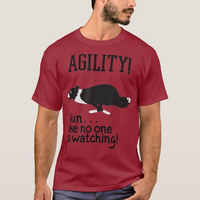 Sport Dog Trainer Agility Obedience Canine T-Shirt (Vorderseite)