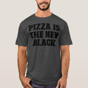 Sport Drôle Dire Pizza Est Le Nouveau T-Shirt Noir