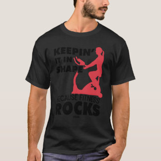Sport Ehefrauen Mutter schlank Fitnessstudio Freun T-Shirt