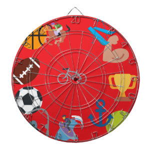 Sport Emoji Dartscheibe