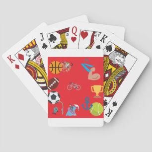 Sport Emoji Spielkarten