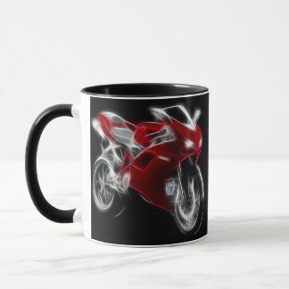 Sport-Fahrrad, das Motorrad läuft Tasse