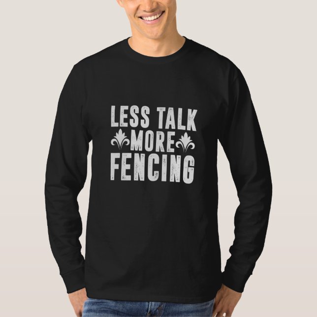 Sport Fencing Saber & Floret Eclin   T-Shirt (Vorderseite)