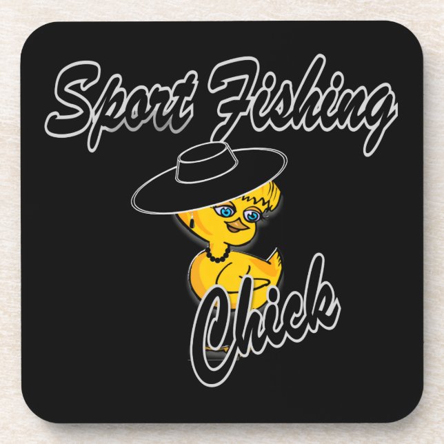 Sport Fischen Untersetzer (Vorderseite)