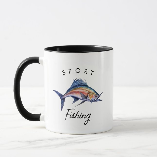Sport Fishing Blue Marlin Tasse (Links)