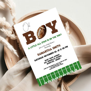 Sport Football Boy Baby Dusche Party Einladung
