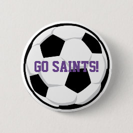 Sport Fußball Ball Go Team Name Schule Geist Button
