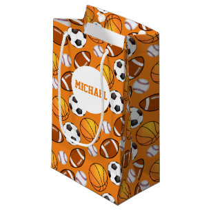 Sport Fußball Soccer Baseball Basketball Muster Kleine Geschenktüte