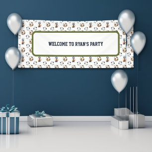 Sport Geburtstagsparty Banner