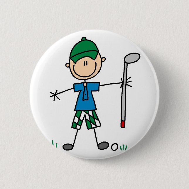 Sport-Golf-Knopf Button (Vorderseite)