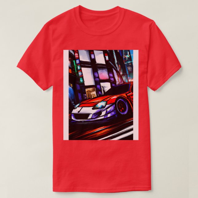 Sport in Großstadt T-Shirt (Design vorne)