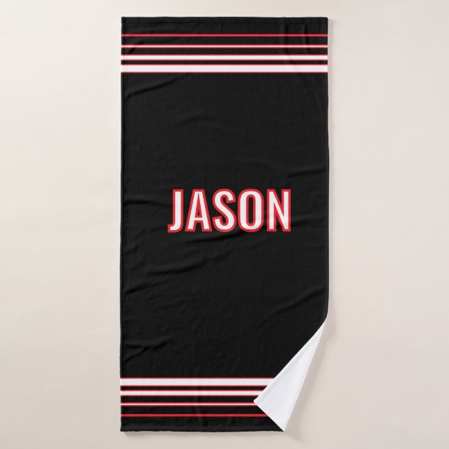 Sport inspired gym and court towel (Serviette de bain)